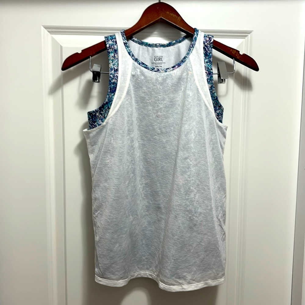 Athleta Girl Perfect Pair double layer athletic tank